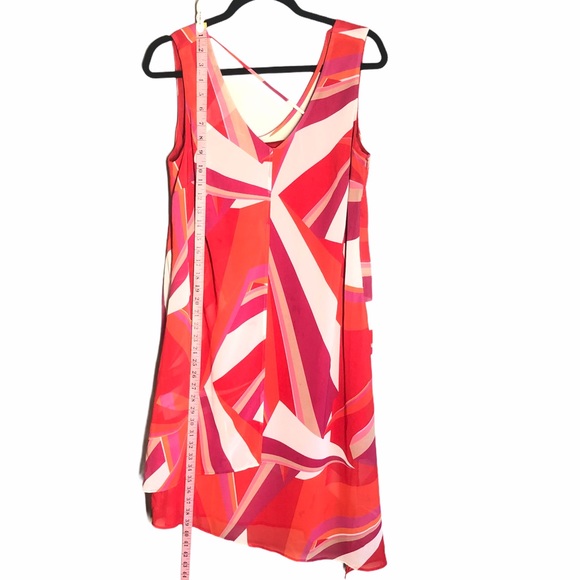 COPY - JOSEPH RIBKOFF ABSTRACT  DRESS SIZE 8 - Picture 7 of 8
